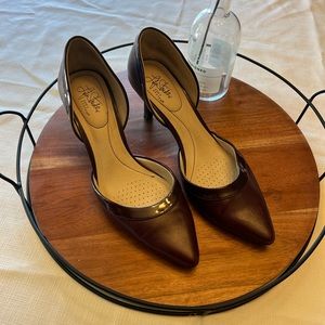 Life Stride, swan/Saldana, pump, burgundy, size 11